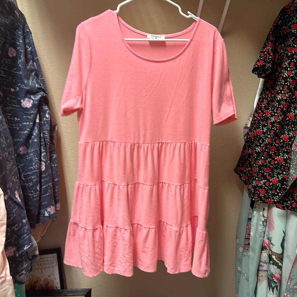 Zenana Pink Dress (XL)